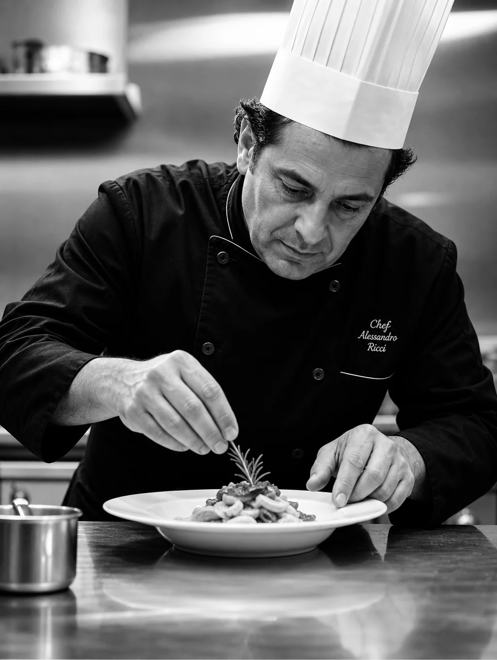 Portrait of Marco Rossi, Executive Chef at CUCINA