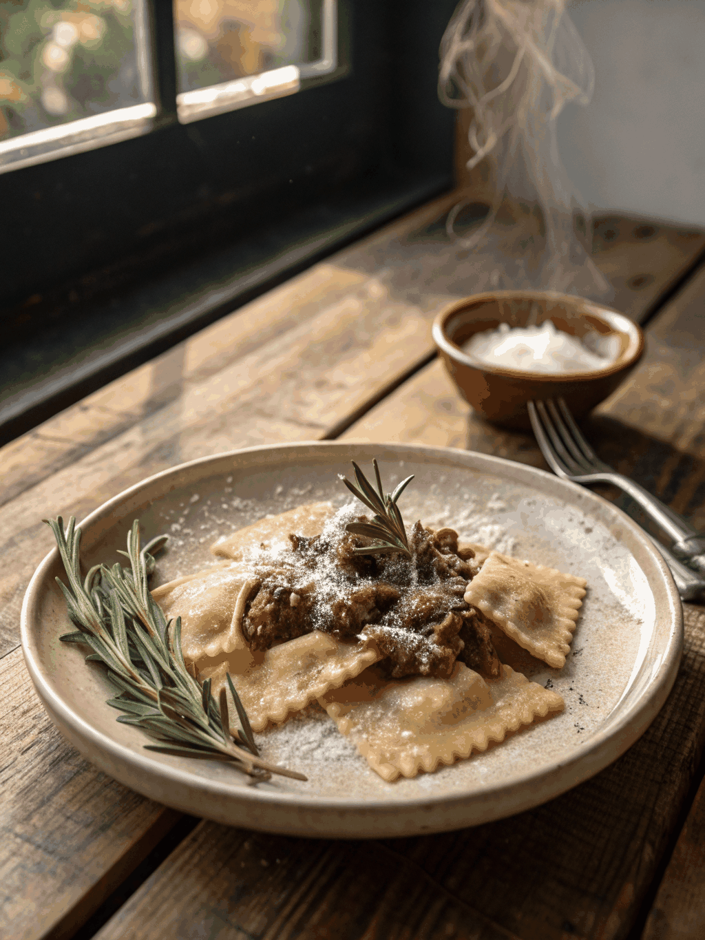 Handmade Agnolotti al Tartufo